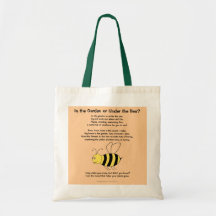 copyrightinsert, bee, In the garden or under th... Canvas Bag