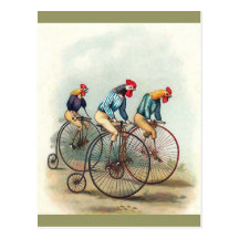 Coqs d'équitation cartes postales
