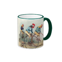 Coqs d'équitation tasse à café