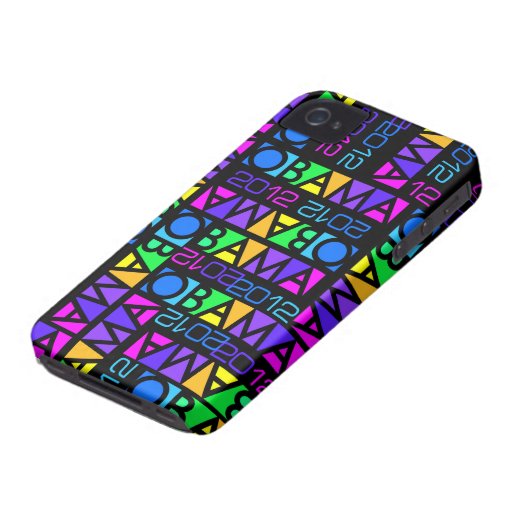 Coque-Compagnon 2012 coloré de l'iPhone 4 d'Obama Étuis iPhone 4