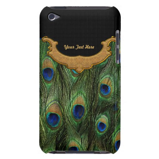 Coque-Compagnon de contact d'iPod de plume de paon Coques iPod Case-Mate