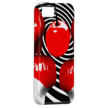 Coque-Compagnon de l'iPhone 5 de lèvres de cerise  iPhone 5 Case