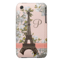 Coque-Compagnon décoré d'un monogramme de l'iPhone Étuis iPhone 3