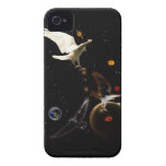 Coque iphone blanc de faune d'imaginaire de Raven Coque Case-Mate iPhone 4