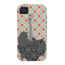 Coque iphone d'autruche iPhone 4 case