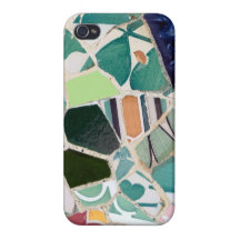 Coque iphone de mosaïques de Guell de parc Étui iPhone 4