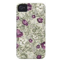 Coque iphone floral pourpre coques Case-Mate iPhone 4