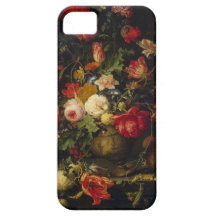 Coque iphone floral vintage élégant de vase étuis iPhone 5
