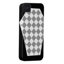 Coque iphone (gris) d'ivoire de Damier Étui iPhone 4
