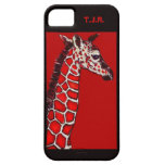 coque iphone rouge de girafe de bébé coque iPhone 5 Case-Mate