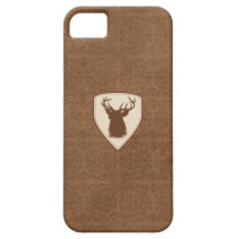 Coque iphone vintage de pavillon de chasse de cerf coque iPhone 5 Case-Mate