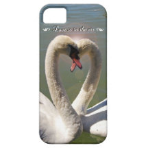 Coques iphone de cygne d'amour coques iPhone 5