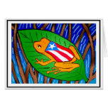 Coqui-flag Greeting Card