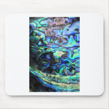 Coquille de paua d'ormeau tapis de souris