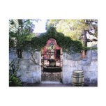 Coquina Wall coutyard in Old Saint Augustine Villa Postcards