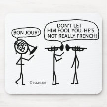Cor de harmonie français tapis de souris