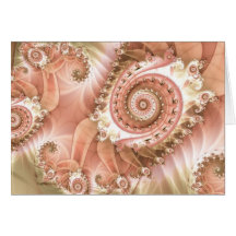 Coral Chorus Line Greeting Card
