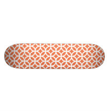 Coral Geometric Skateboards