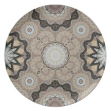 Coral Granite Party Plate
