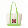 Coral Hibiscus Tote Bag