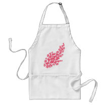 Coral Motif Apron