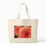 Coral Orange Dahlia bags