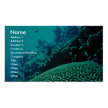 Coral Reef Business Cards