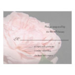 Coral Rose II respond cards Personalized Invitation