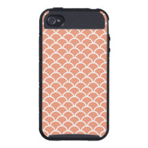 Coral Scallop Pattern iPhone 4/4S Cases