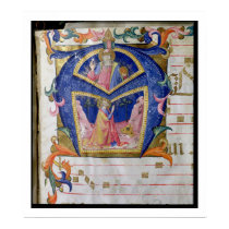 Corale / Graduale no.5  Historiated initial 'A' de posters