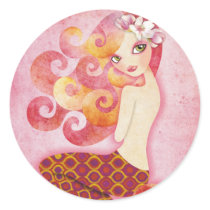 Coraleen Mermaid Stickers Seals