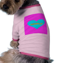 corazon tshirt de perro