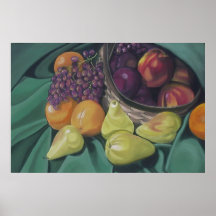 Corbeille de fruits poster