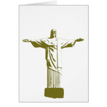 Corcovado Christ . Rio de Janeiro Cards