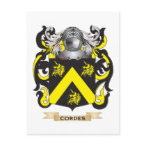 Cordes Coat of Arms Postcards