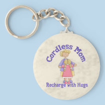Cordless Mom keychains