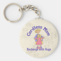Cordless Mom Keychain