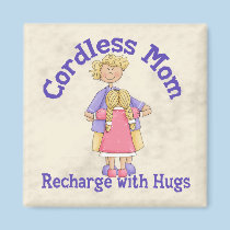 Cordless Mom magnets