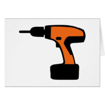 Cordless portable screwdriver drill cards
