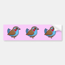 Cordonbleu Rouge-cheeked Autocollant Pour Voiture