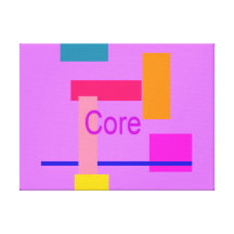 Core Lavender Magenta Stretched Canvas Prints