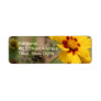 Coreopsis Flower Return Adress Label