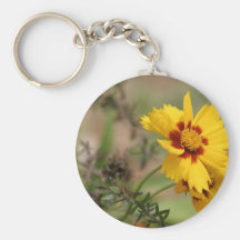 Coreopsis Photos Keychain