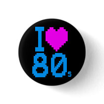COREY TIGER 1980s RETRO I HEART 80's LOVE