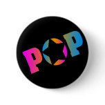 COREY TIGER 1980s RETRO POP DISCO STAR Buttons
