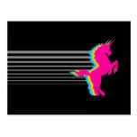 Corey Tiger 1980S Retro Vintage Unicorn Post Cards