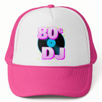 Corey Tiger 80s Retro 80s DJ Trucker Hat