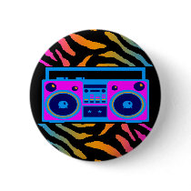 COREY TIGER 80s RETRO BOOMBOX TIGER STRIPES