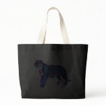 COREY TIGER 80s RETRO NEON TIGER TOTE bags