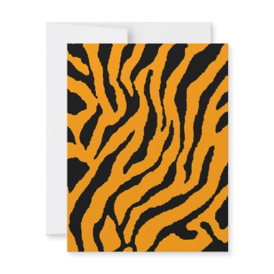 Corey Tiger 80s Tiger Stripes (Orange) by COREYTIGER